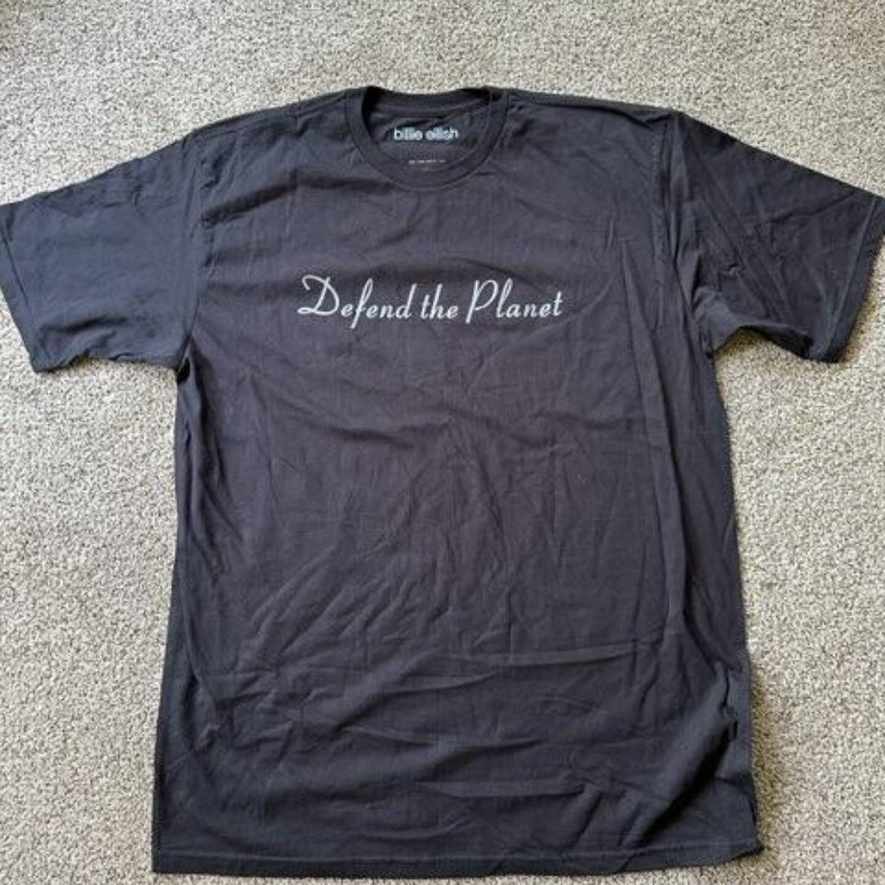 Billie eilish defend the planet t shirt